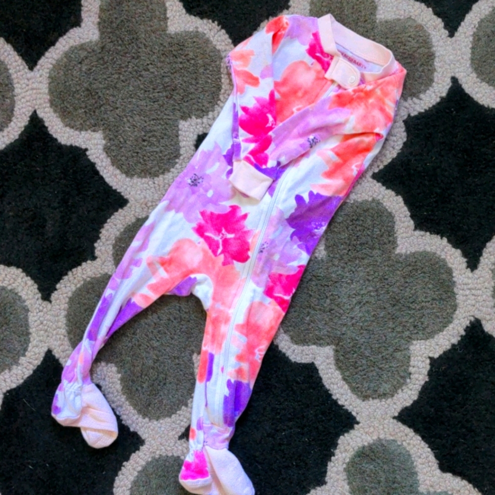 Burt's Bees pajamas footie 9mo